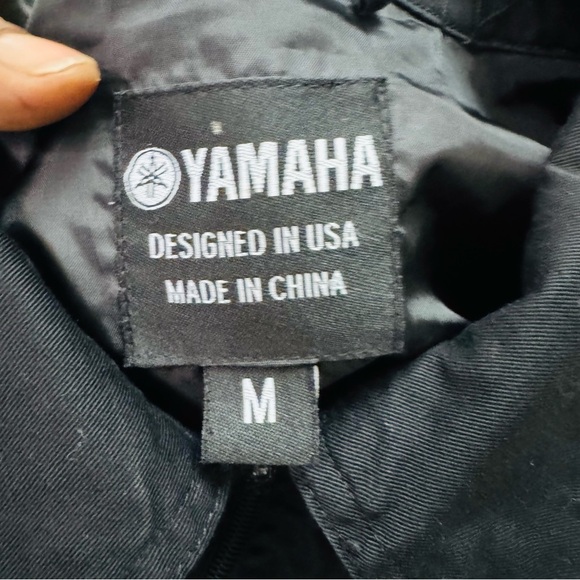 Yamaha Black Lightweight Shirt Jacket with Zip-Up Style - Picture 5 of 5